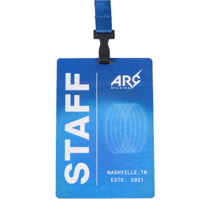 Custom Vertical Printed ID Name Badges