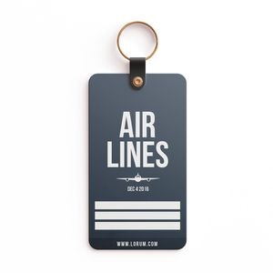 Luggage Tag Keychains