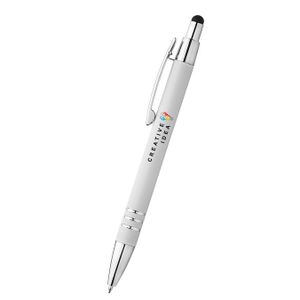 Custom Serena Stylus Soft Touch Pens - Full Color