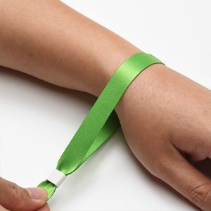 Blank Satin Wristbands