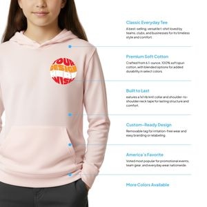 Hanes Youth 7.8 oz. EcoSmart 50/50 Pullover Hooded Sweatshirt