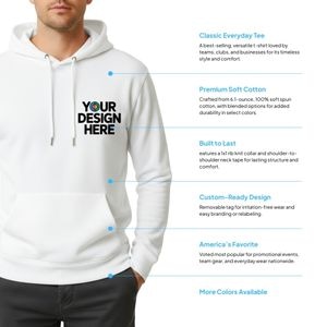 Gildan Adult Heavy Blend 8 oz. - 50/50 Hooded Sweatshirt