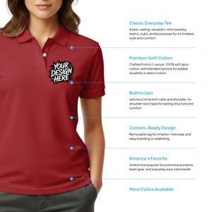 Ladies\' Softstyle Double Pique Polo