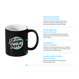12 oz Heat-Activated Ceramic Photo Mug