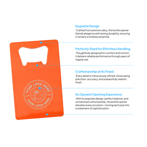 Printed Card-Shaped Bottle Opener