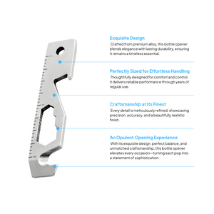 Ruler-Shaped Bottle Opener
