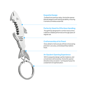 Shark-Shaped Bottle Opener