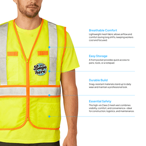 CornerStone® ANSI 107 Class 2 Dual-Color Safety Vest