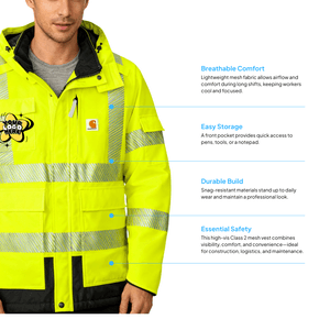 Carhartt® ANSI 107 Class 3 Waterproof Heavyweight Insulated Jacket