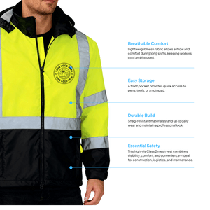 CornerStone® ANSI 107 Class 3 Safety Windbreaker