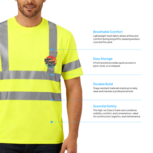 CornerStone® ANSI 107 Class 3 Short Sleeve Snag-Resistant Reflective T-Shirt