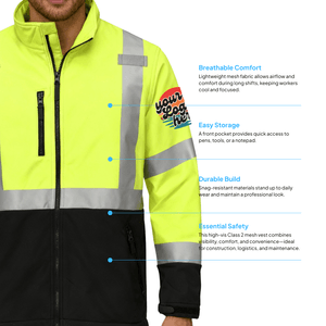CornerStone® ANSI 107 Class 3 Soft Shell Jacket