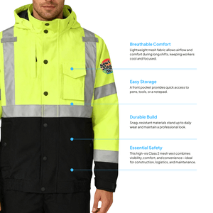 CornerStone® ANSI 107 Class 3 Waterproof Insulated Ripstop Bomber Jacket