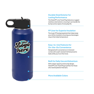 32 oz Stainless Steel Water Bottle