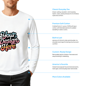 Allmade Unisex Long Sleeve Organic Cotton Tee