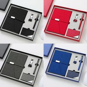 Hardbound Leather Laptop Card Set